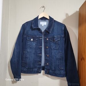 Time and Tru Indigo Denim Jacket